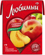 Нектар Любимый яблоко-персик 0,2 л