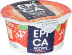 Йогурт Epica натуральный клубника 4.8% 130 г