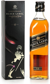 Виски JOHNNIE WALKER Black Label Шотландский купажированный, 40%, 0.5л Великобритания, 0.5 L