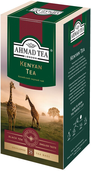 Kenyan Tea черный чай в пакетиках, 25 шт