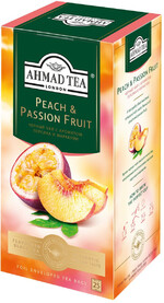 Peach & Passion Fruit черный чай в пакетиках, 25 шт