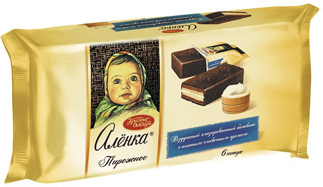 ПИРОЖНЫЕ БИСКВИТНЫЕ Аленка, 200 г.