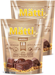 Мюсли Matti шоколадное ассорти 250 г