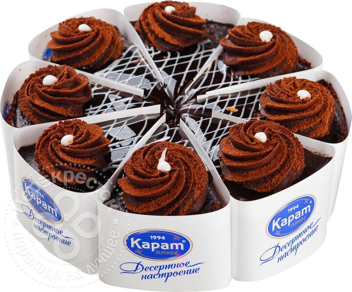 Торт Карат Плюс Шоколадный бисквитный 700г