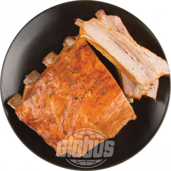 Рёбрышки для барбекю свиные Глобус, 1 упаковка (0,9-1,1 кг)