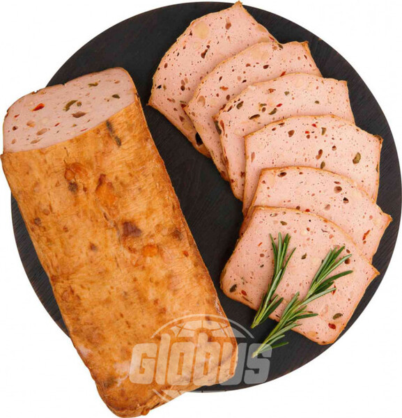 Мясной хлеб Пицца Глобус, кусок, 1 упаковка (600-800 г)
