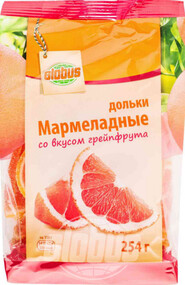 Мармеладные дольки Глобус со вкусом грейпфрута, 254 г