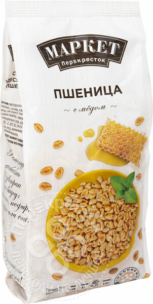 Сухой завтрак Маркет Перекресток Пшеница с медом 200г