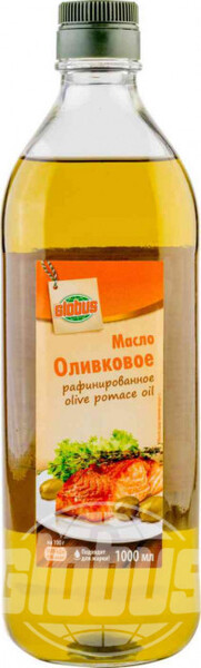 Масло оливковое Глобус рафинированное refined olive-pomace oil, 1 л
