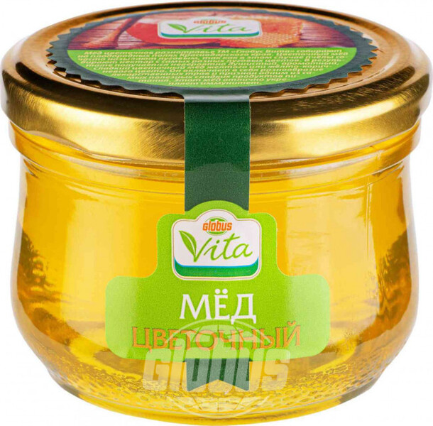 Мёд цветочный Глобус Вита, 270 г