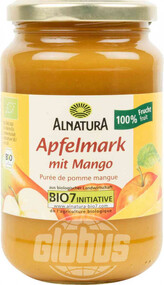Пюре яблочное Alnatura с манго, 360 г