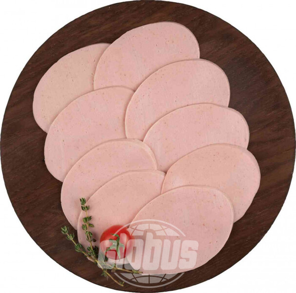 Колбаса варёная Глобус, нарезка в вакуумной упаковке, вес