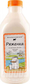 Ряженка из цельного молока Волоколамское 3,4-4,2%, 950 г
