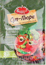 Суп-пюре томатный Вышний город с зелёной фасолью и гренками, 23 г