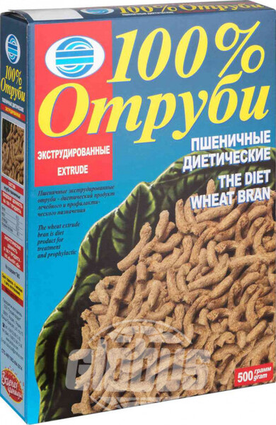Отруби пшеничные Вкусная фантазия диетические, 500 г