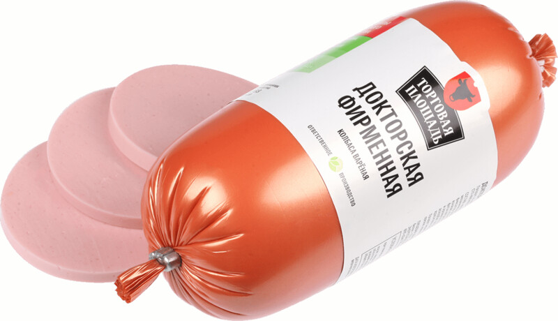 Колбаса вареная ТОРГОВАЯ ПЛОЩАДЬ Докторская Фирменная, 400г