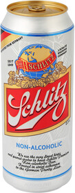Пиво Schlitz Alkoholfrei светлое пастериз фильтр б/алк 0,5% 0,5л ж/б МПК