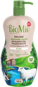 Средство для мытья посуды овощей и фруктов BioMio Bio-Care без запаха 750 мл