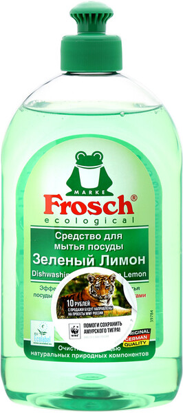 Средство для мытья посуды Frosch Citrus, 500 мл Германия