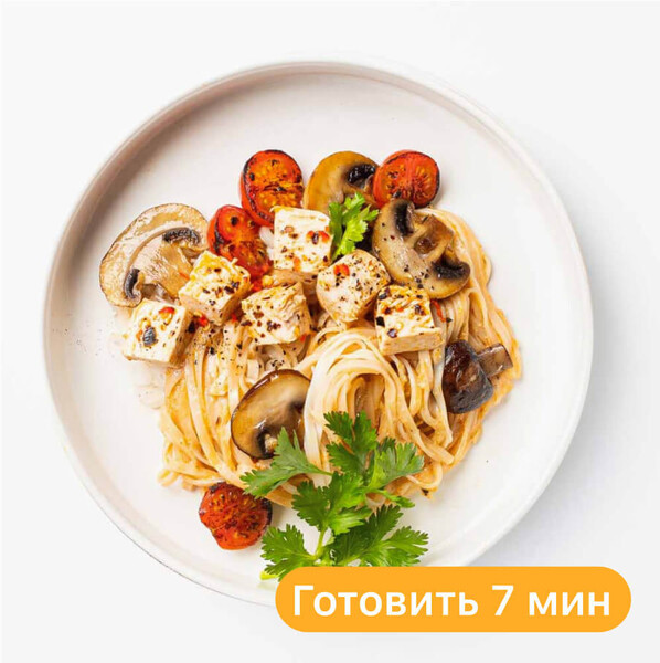 Лапша Том Ям с курицей су-вид Elementaree готовить за 7 мин, 820 г, на 2-3 порции