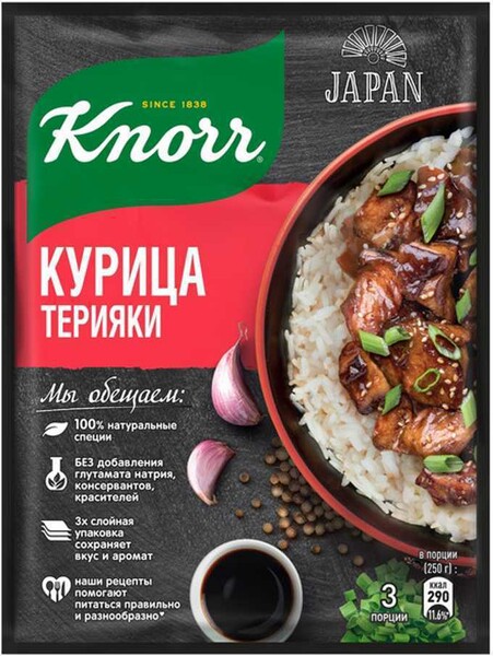 Knorr смесь Курица Терияки 28 гр