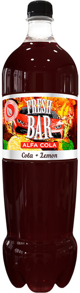 Напиток Fresh Bar Alfa Cola, газированный, 1,5 л
