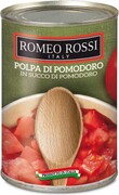 Из Италии: Томаты Romeo Rossi кусочками, 400 г
