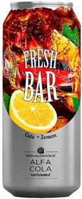 Напиток Fresh Bar Alfa Cola, газированный, 450 мл