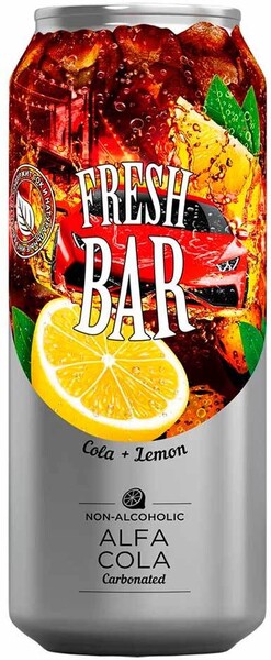 Напиток Fresh Bar Alfa Cola, газированный, 450 мл