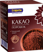 Какао порошок для выпечки ЛЕНТА, 90г