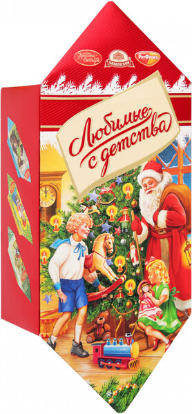 ПОДАРОК НОВОГОДНИЙ ЛЮБИМЫЕ С ДЕТСТВА 350 Г К/К КОНФЕТА РОТ ФРОНТ РОССИЯ