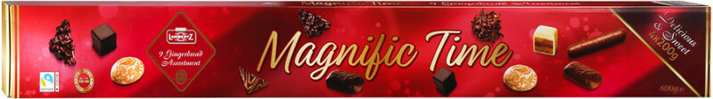 Набор пряников Lambertz Magnific Time в темном молочном и белым шоколадом в сахарной глазури 800 г