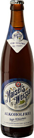 Пиво Maisel's Weisse Alkoholfrei безалкогольное светлое н/фильтр непастер 0,5л ст/б Свам Групп