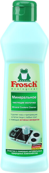 Молочко чистящее Frosch для стеклокерамики с содой Werner & Mertz 250мл Великобритания