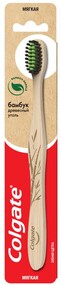 Зубная щетка COLGATE Бамбук Древесный Уголь черная, мягкая Китай 
