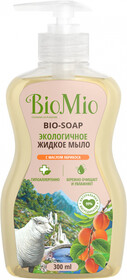 Жидкое мыло BIOMIO смягчающее с маслом абрикоса, 300мл Россия, 300 мл