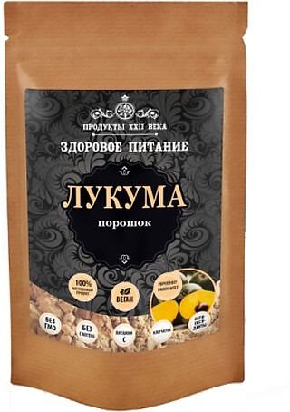 Лукума, порошок Продукты XXII века, 100 г
