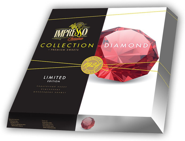 ПОДАРОЧНЫЙ НАБОР ШОКОЛАДНЫХ КОНФЕТ ИМПРЕССО  282 грамма