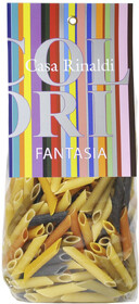 Паста Casa Rinaldi цветная Пенне Fantasia (трубочки), 0.50кг