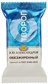 Творог Б.Ю. Александров обезжиренный 180 г