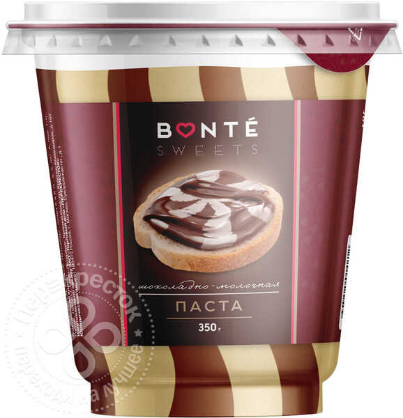 Паста Bonte Sweets Шоколадно-молочная 350г