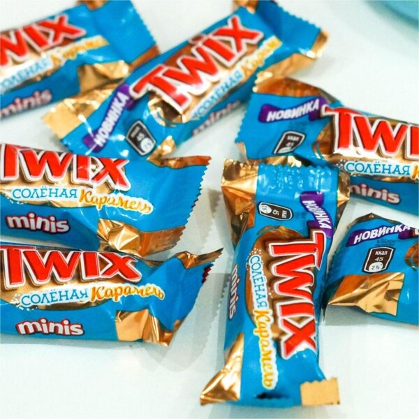 Конфеты Twix minis соленый с карамелью 2.7 кг Марс