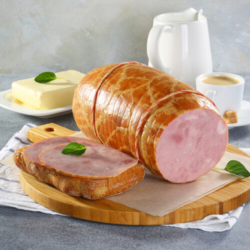 Ветчина Для завтрака ГОСТ по заказу МясновЪ в натуральной оболочке (синюга)