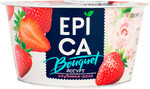 Йогурт Epica Bouquet клубника-роза 4.8% 130 г