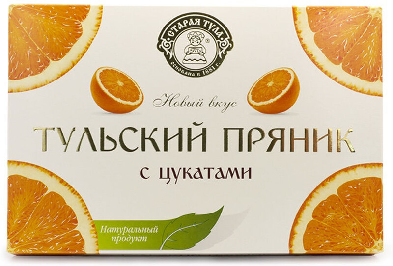 Тульский пряник с цукатами в коробке, 500г