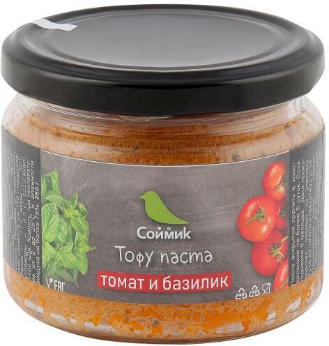 Тофу паста томат и базилик «Соймик», 260г