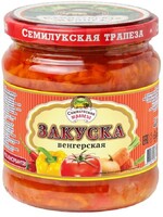 Закуска Семилукская трапеза Венгерская, 460 гр., стекло