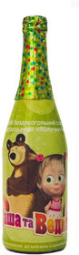 Детское шампанское, яблоко, Маша и Медведь, 750 мл., стекло