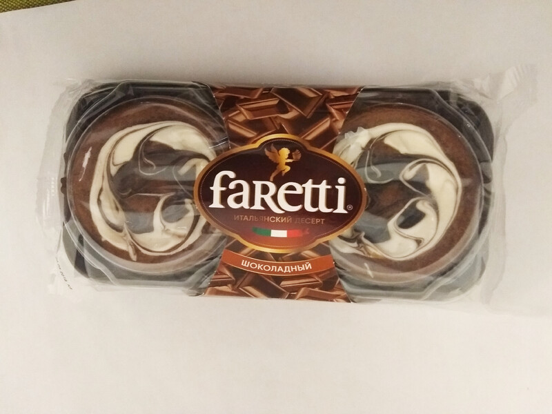 Пирожное Faretti Шоколадное 130г