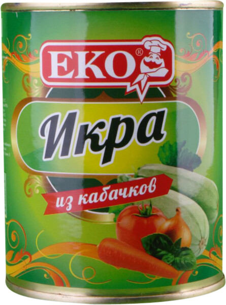 Икра Еko из кабачков, 360 г, ж/б